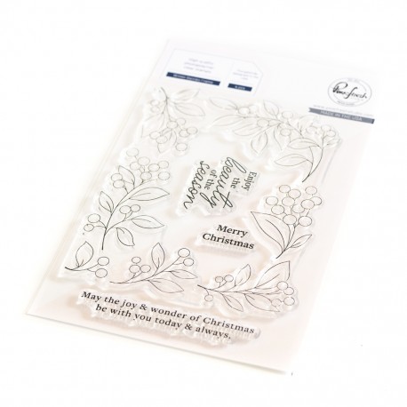 PINKFRESH STUDIO - Winter Berries Frame stamp