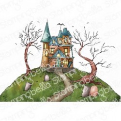 STAMPINGBELLA - Haunted House Backdrop
