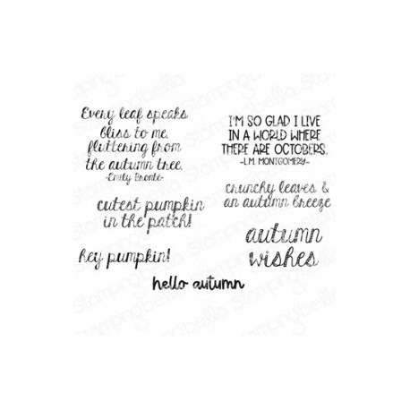 STAMPINGBELLA - Autumn Sentiment Set