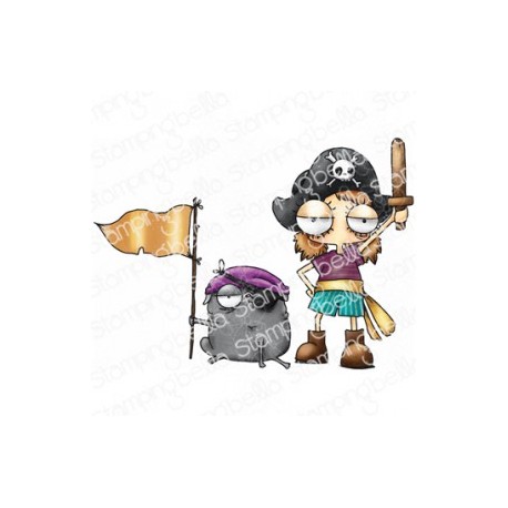 STAMPINGBELLA - Mini Oddball Pirate & Pug