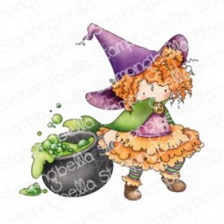 STAMPINGBELLA - Tiny Townie Wanda the Witch & Her Cauldron