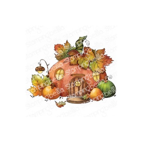 STAMPINGBELLA - Pumpkin House Backdrop