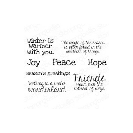 STAMPINGBELLA - Winter Sentiment Set