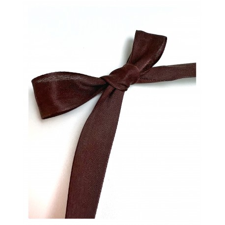NASTRO TAFFETA' - MARRONE - 25MM