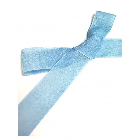 NASTRO CHIFFON - AZZURRO - 25MM