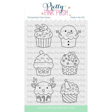 PPP - Christmas Cupcakes Stamp Set - TIMBRI