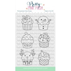 PPP - Christmas Cupcakes Stamp Set - FUSTELLE