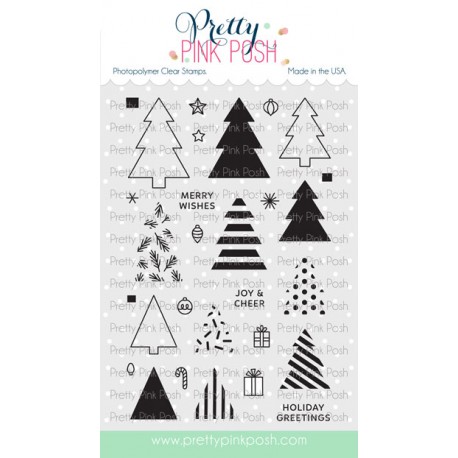 PPP - Holiday Trees Stamp Set - TIMBRI
