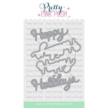 PPP - Happy Holidays Shadow Die - FUSTELLE