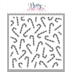 PPP - Layered Candy Canes Stencil (2Lyr)