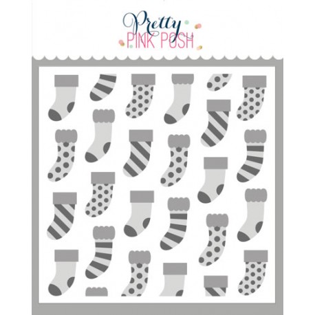PPP - Layered Stockings Stencil (3 Lyr)