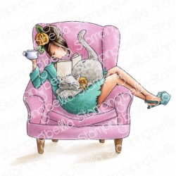 STAMPINGBELLA - CURVY GIRL MULTITASKER RUBBER STAMP