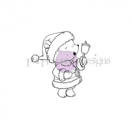 PURPLE ONION DESIGN - Nick (Santa bear)
