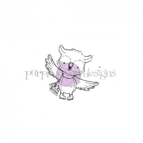 PURPLE ONION DESIGN - Willow (owl skating)