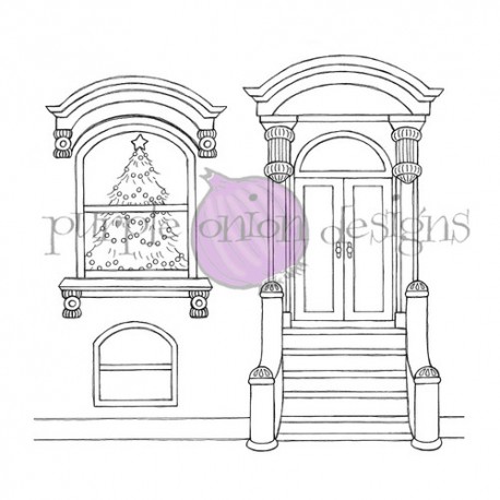 PURPLE ONION DESIGN - Holiday Brownstone