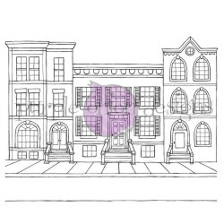PURPLE ONION DESIGN - Row House Background