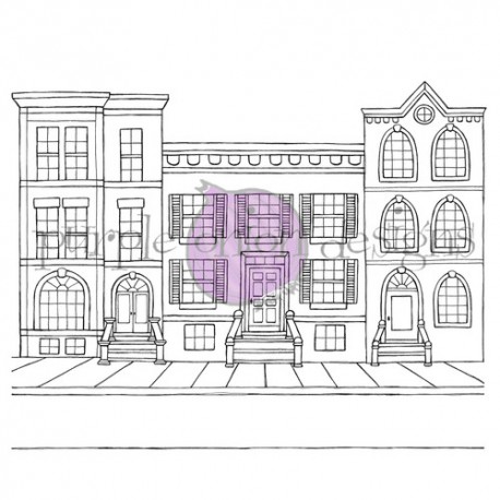 PURPLE ONION DESIGN - Row House Background