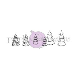 PURPLE ONION DESIGN - Mini Evergreen Tree Set