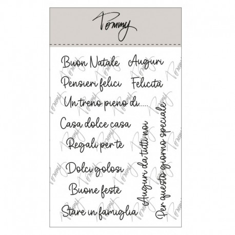 TOMMY CLEAR STAMPS - AUGURI