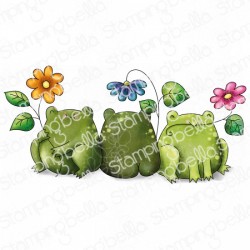 STAMPINGBELLA - Frogs & Flowers