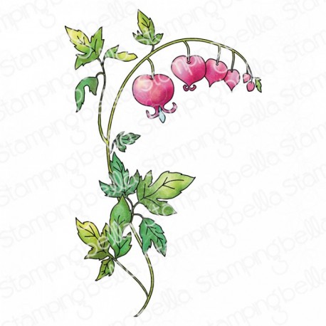 STAMPINGBELLA - Bleeding Heart Sprig