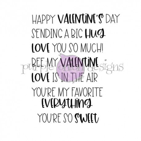PURPLE ONION - Love Sentiment Set (7 sentiments)