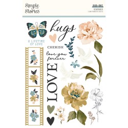 SIMPLE STORIES - Remember Rub Ons