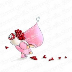 STAMPINGBELLA - BUNDLE GIRL  HEART TRAIL