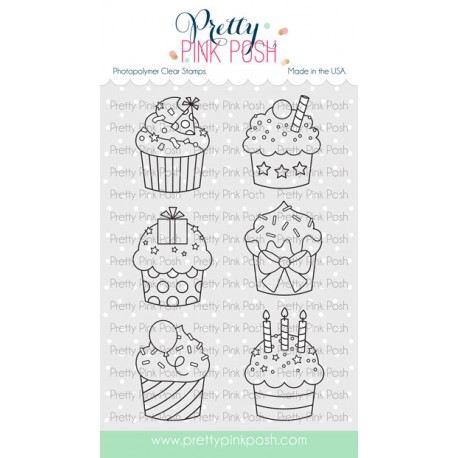 PPP - Birthday Cupcakes Stamp Set