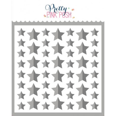 PPP - Half Stars Stencil (2 Lyr) - stencil