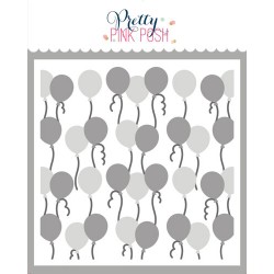 PPP - Layered Balloons Stencil (3 Lyr) - stencil