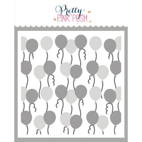 PPP - Layered Balloons Stencil (3 Lyr) - stencil