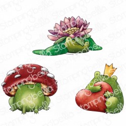 STAMPINGBELLA - Frog Trio Set - USATO