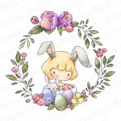 STAMPINGBELLA - Tiny Townie April & Her Bunny Love Easter