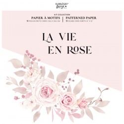 FLORILEGES - LA VIE EN ROSE - KIT PATTERNED