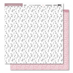 FLORILEGES - LA VIE EN ROSE - PAPIER IMPRIME - ROSE 6