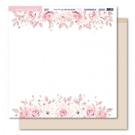 FLORILEGES - LA VIE EN ROSE - PAPIER IMPRIME - ROSE 4