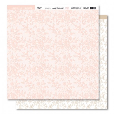 FLORILEGES - LA VIE EN ROSE - PAPIER IMPRIME - ROSE 2