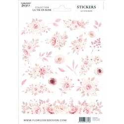 FLORILEGES - LA VIE EN ROSE - ABBELLIMENTI TRASPARENTI