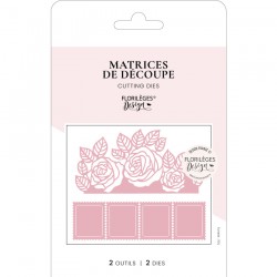 FLORILEGES - LA VIE EN ROSE - FUSTELLA - TIMBRES ET ROSES