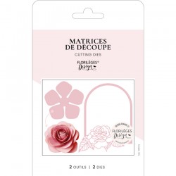 FLORILEGES - LA VIE EN ROSE - FUSTELLA - ARCHES ROMANTIQUE