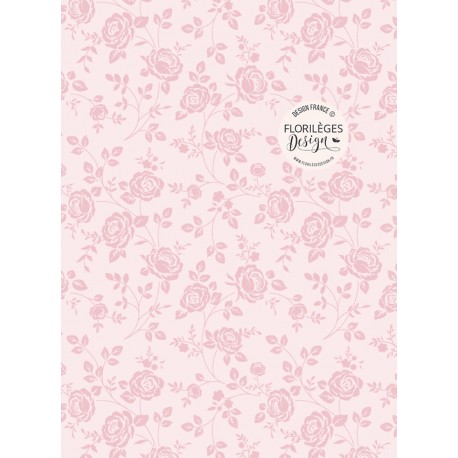FLORILEGES - LA VIE EN ROSE - MASCHERA PER EMBOSSING A FREDDO - JOLIES ROSES