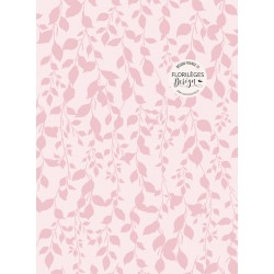FLORILEGES - LA VIE EN ROSE - MASCHERA PER EMBOSSING A FREDDO - FEUILLAGES GRACIEUX