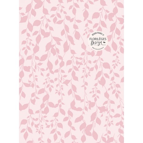 FLORILEGES - LA VIE EN ROSE - MASCHERA PER EMBOSSING A FREDDO - FEUILLAGES GRACIEUX