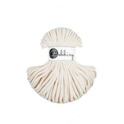 BRAIDED CORD -  natural - PREMIUM COTTON CORD - 5MM - 50m