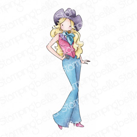 STAMPINGBELLA - Uptown Girl Callie the Cowgirl