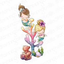 STAMPINGBELLA - Little Cutie Mermaids and Seahorse
