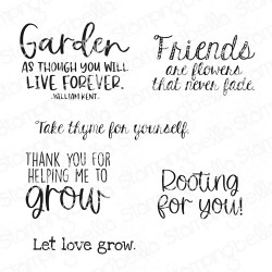 STAMPINGBELLA - Garden Sentiment Set (6 stamps)