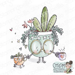 STAMPINGBELLA - Spec-tacular Mom & Baby Succulent