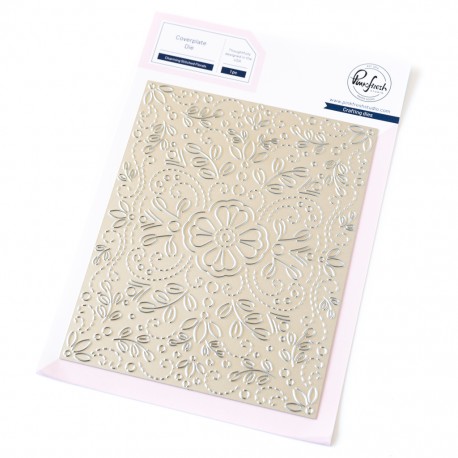 PINKFRESH STUDIO - Charming Stitched Florals coverplate die
